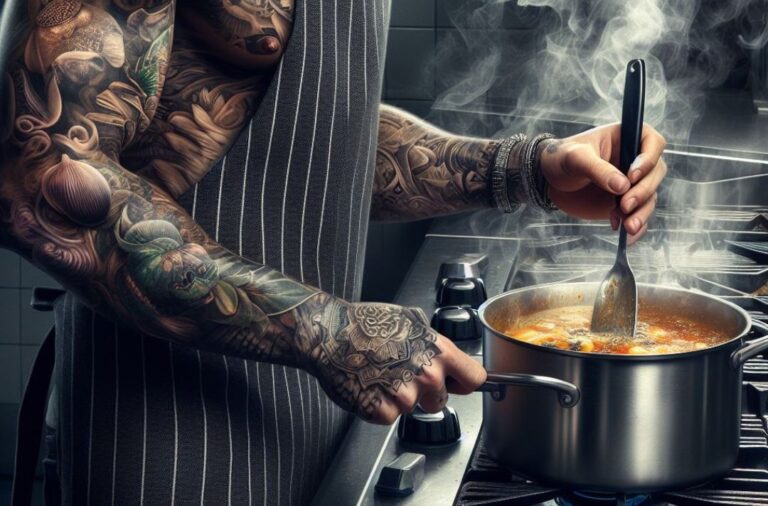 Tattoos and cooking? The perfect combination?