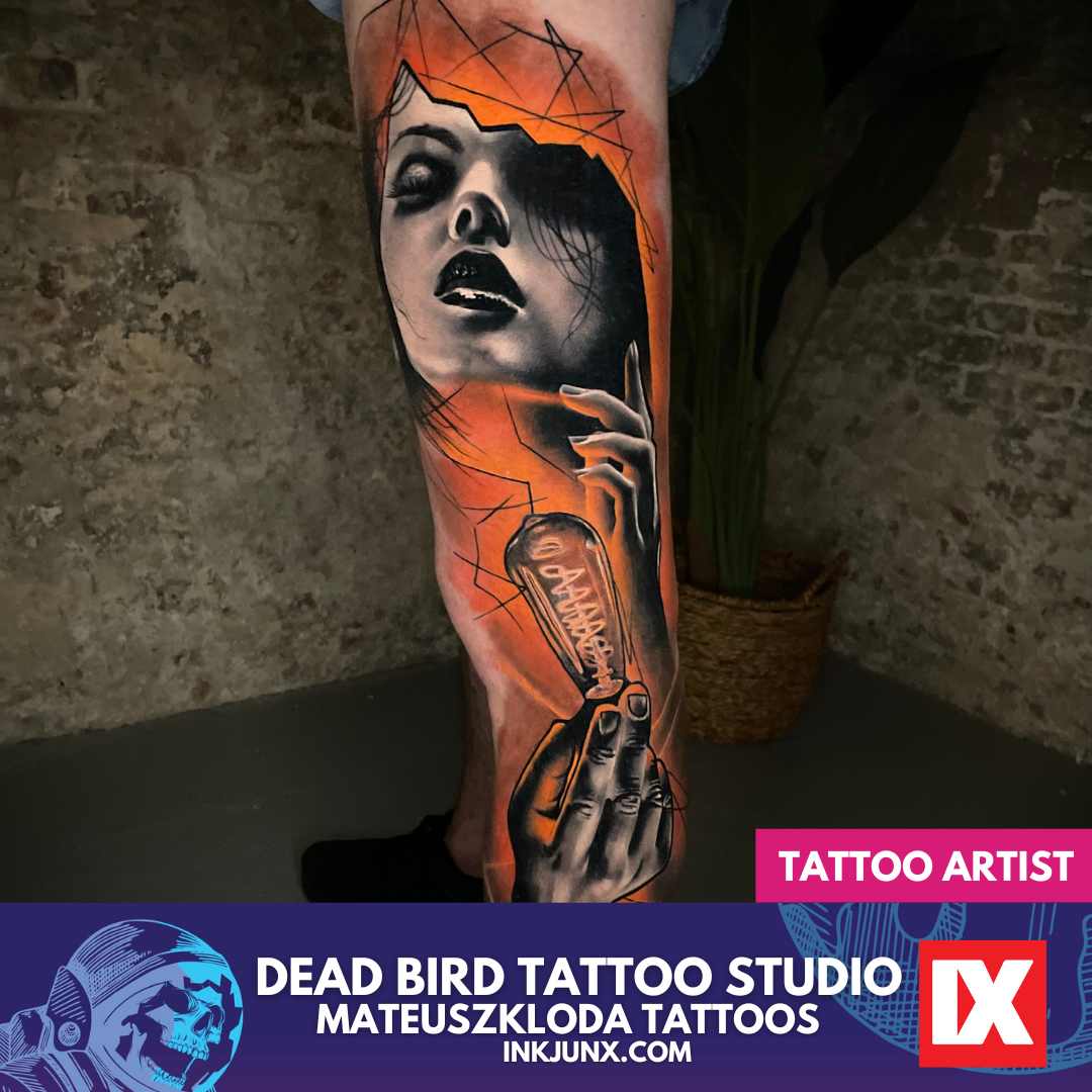 deadbird tattoo -mateuszkloda tattoos